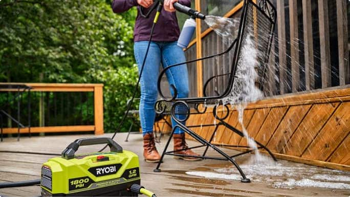 Cat 1800 deals electric pressure washer